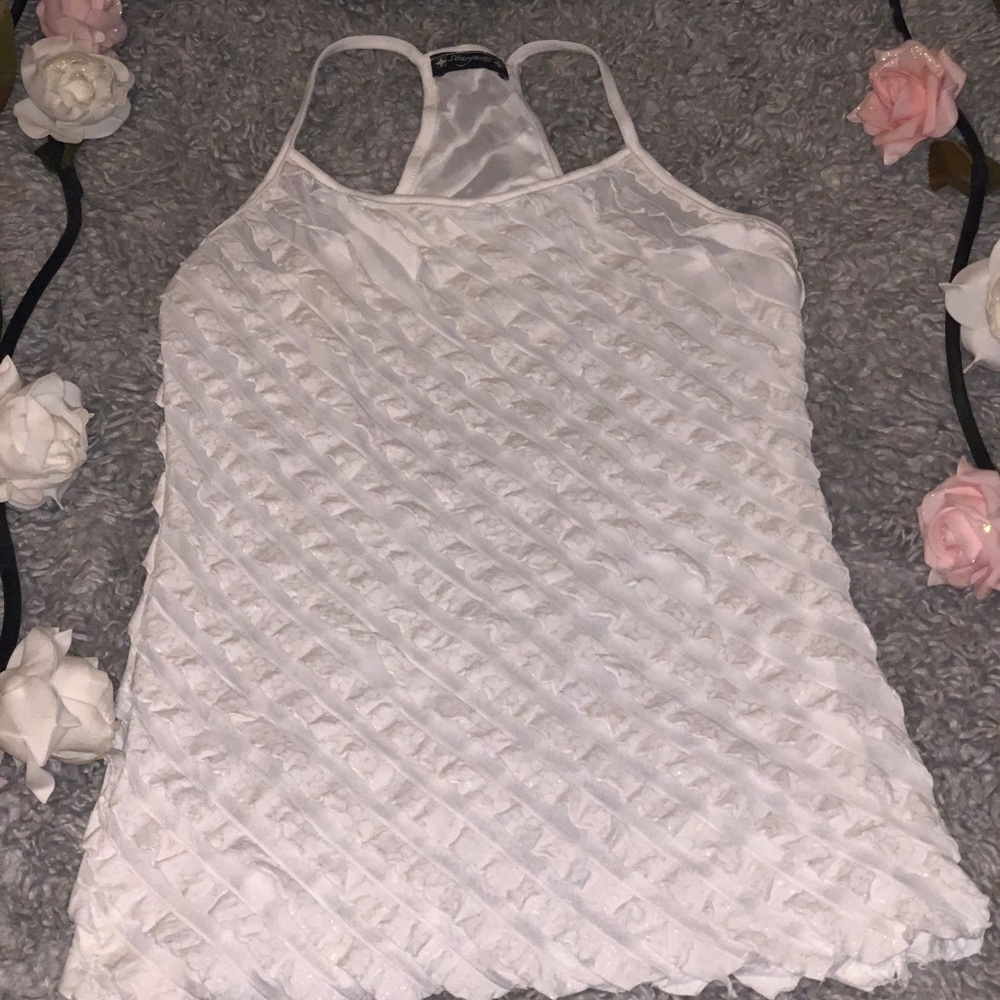 Women’s White & Gold Tank Top